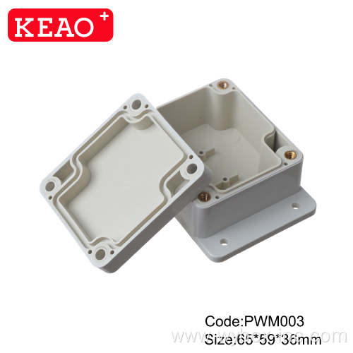 Plastic wall mounted cabinet junction box with ear indoor use waterproof plastic enclosure enclosure manufacturer outdoor enclo